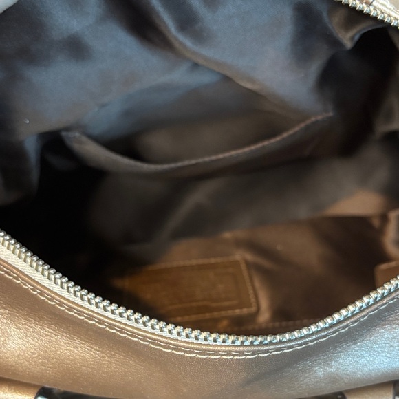 Coach Ashley Beige and Brown Women's Bag - Picture 12 of 16